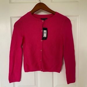 Tommy Hilfiger Girls Pink Sweater Size Medium 8-10 NWT